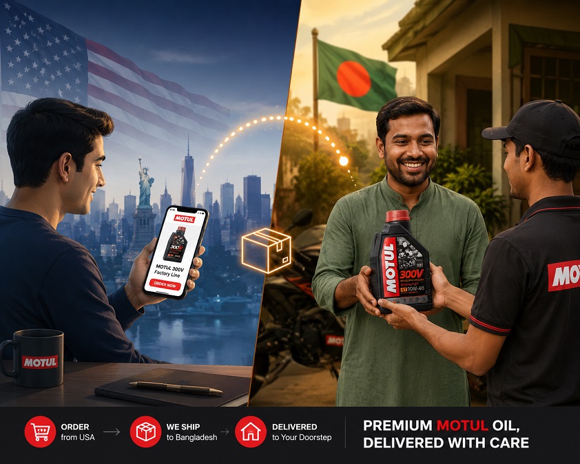 send Motul 300V to Bangladesh from USA