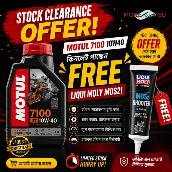 Mos2 free with motul 7100 10W40