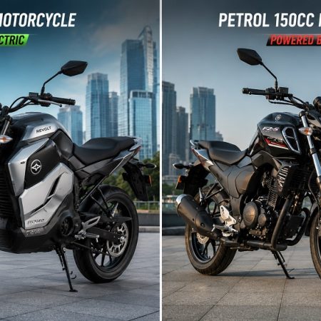 electric motorcycle vs petrol 150cc